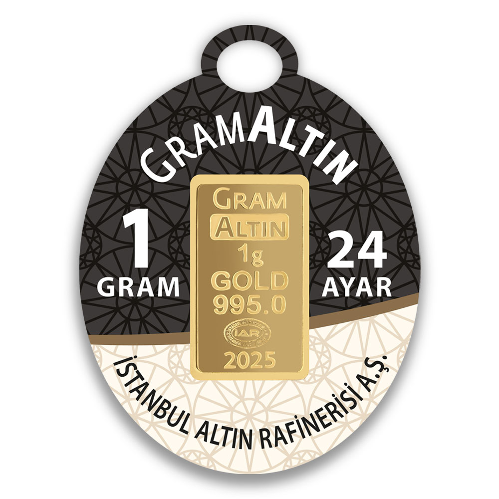 1 Gram 24 Ayar Külçe Altın