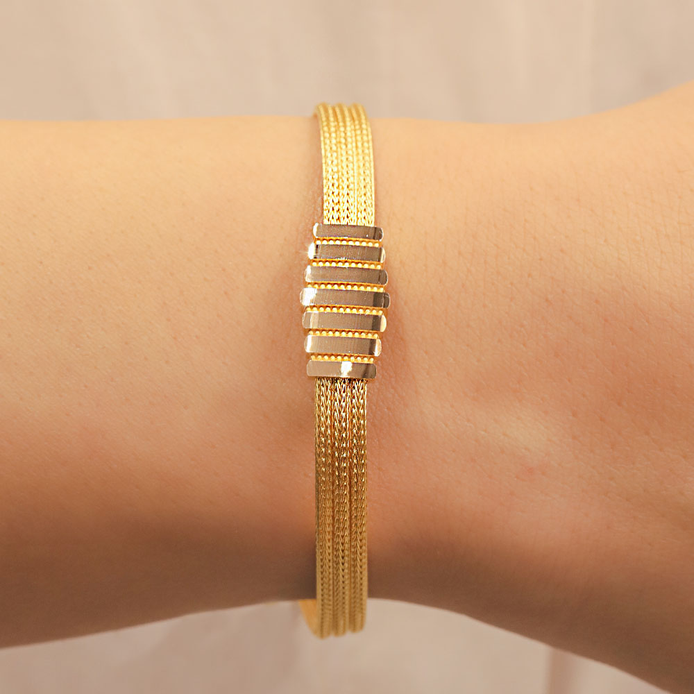 Özel Tasarım Bileklik 14 Ayar Ajda Çavuş Altın Bileklik