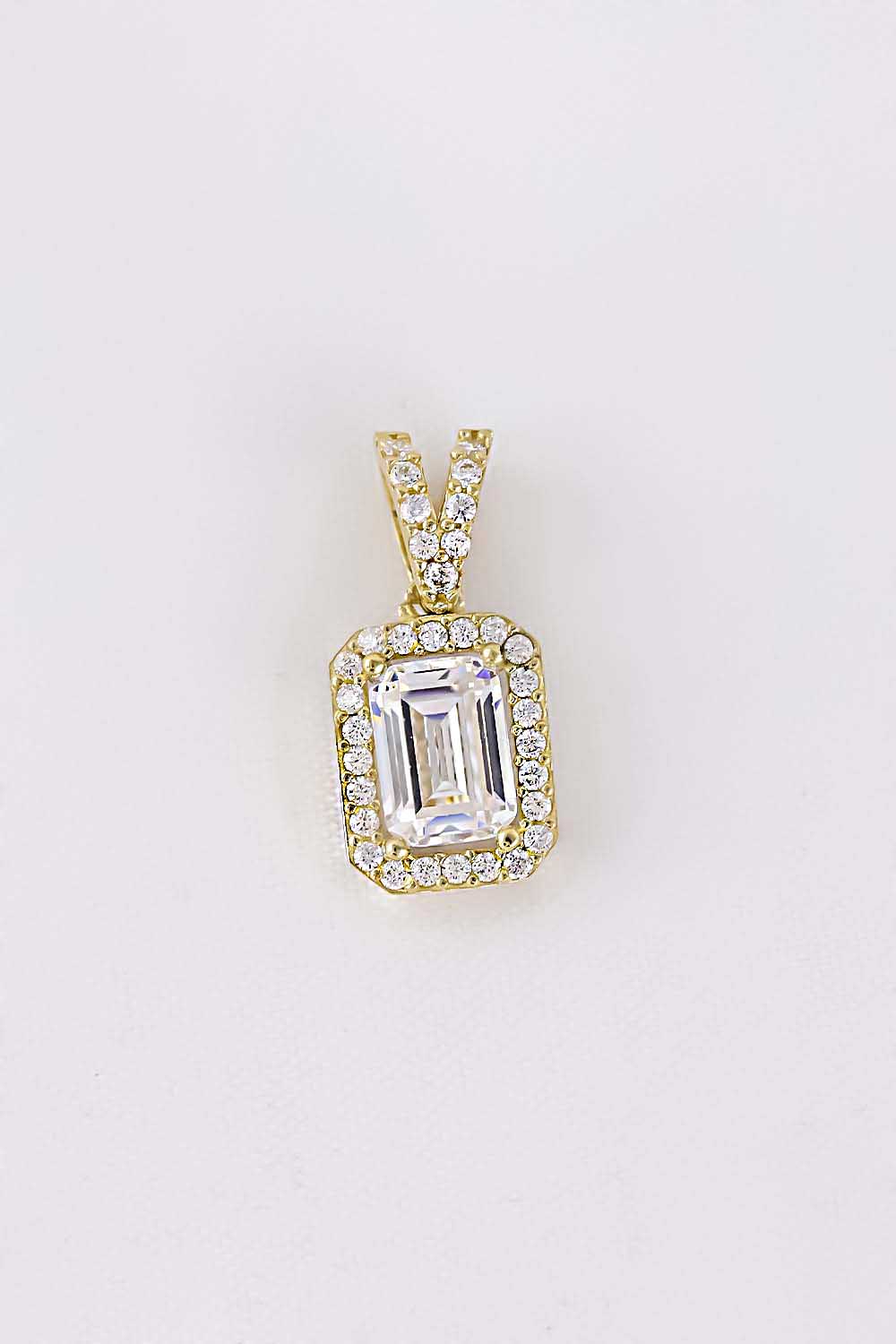 14 Ayar Altın Baget Kolye Ucu