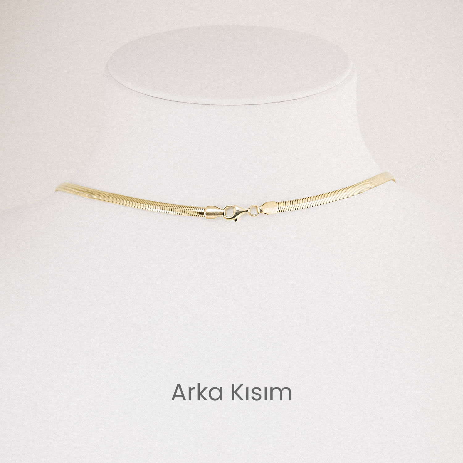 14 Ayar Altın Balık Sırtı Kolye - 50cm