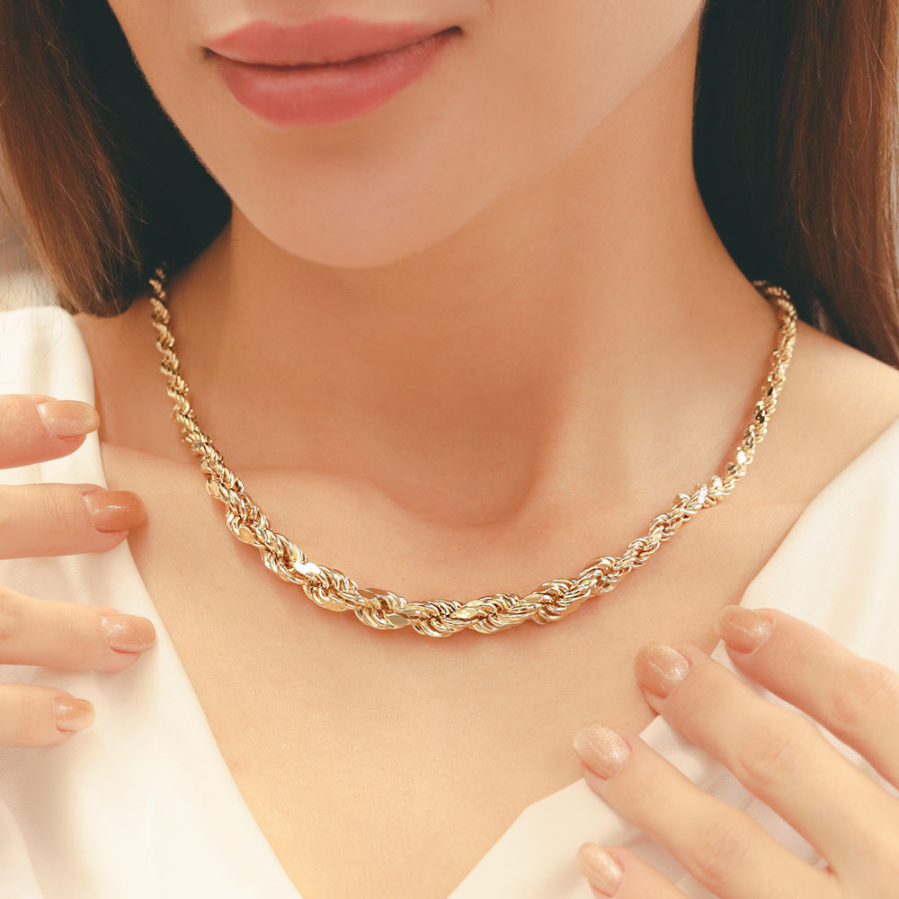 14 Ayar Altın Burgu Zincir Kolye