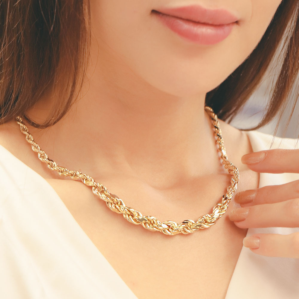 14 Ayar Altın Burgu Zincir Kolye