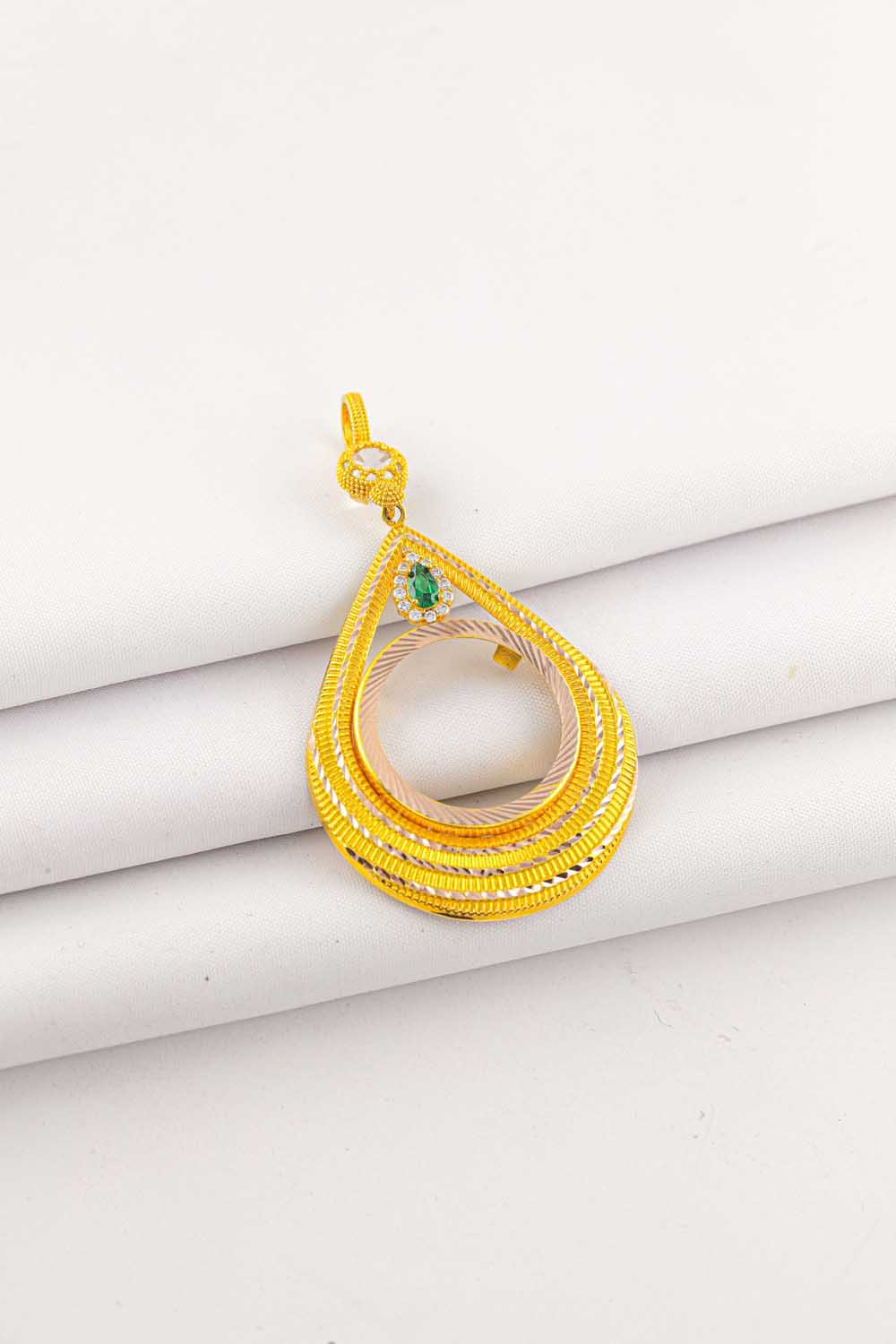 14 Ayar Altın Çeyrek Çerçeve Kolye Ucu