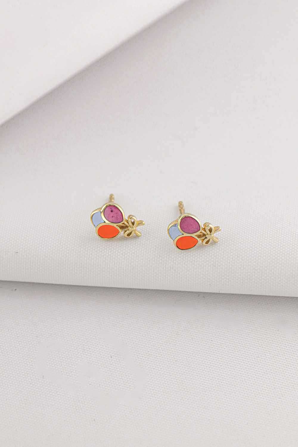 14 Ayar Altın Çocuk Küpe