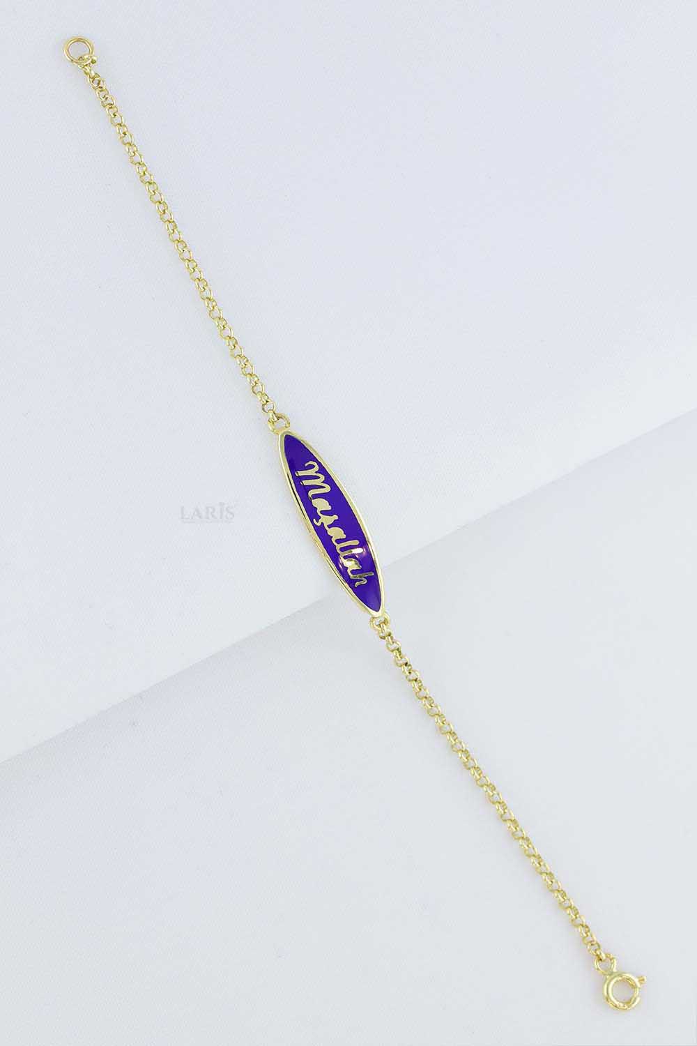 Künye 14 Ayar Altın Çocuk Maşallah Künye