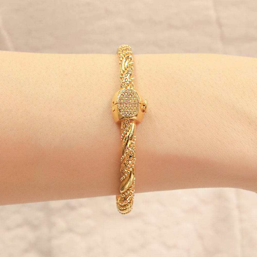 14 Ayar Altın Dokulu Ajda Bileklik