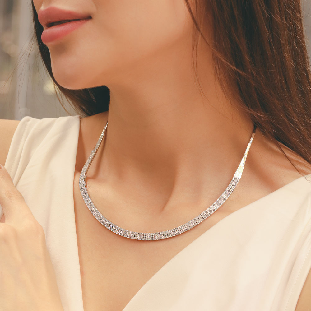 14 Ayar Altın Dört Sıralı Su Yolu Gerdanlık