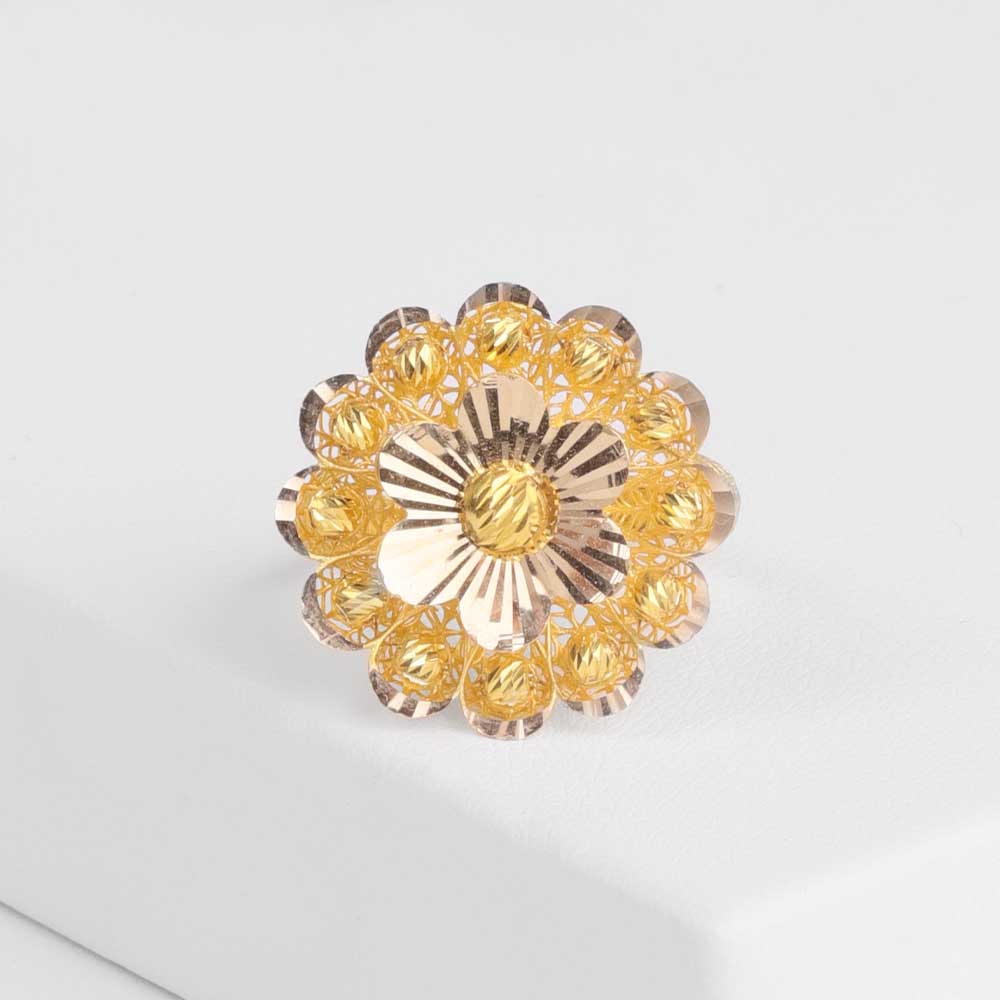 14 Ayar Altın Fantazi Yüzük