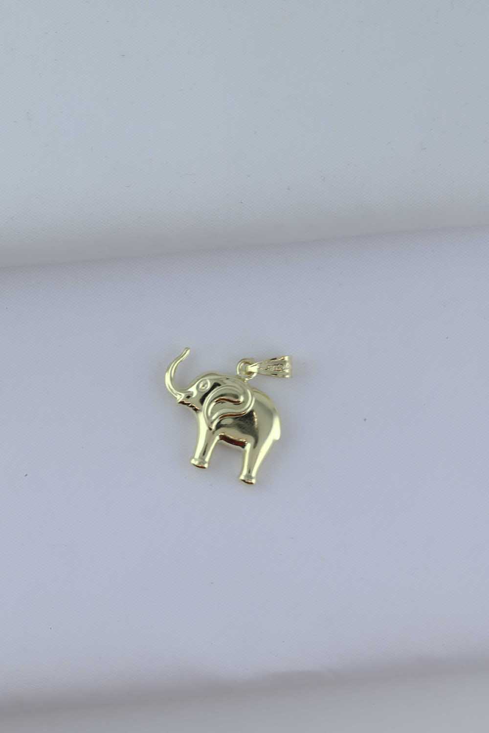 Kategorisiz 14 Ayar Altın Fil Figürlü Kolye Ucu