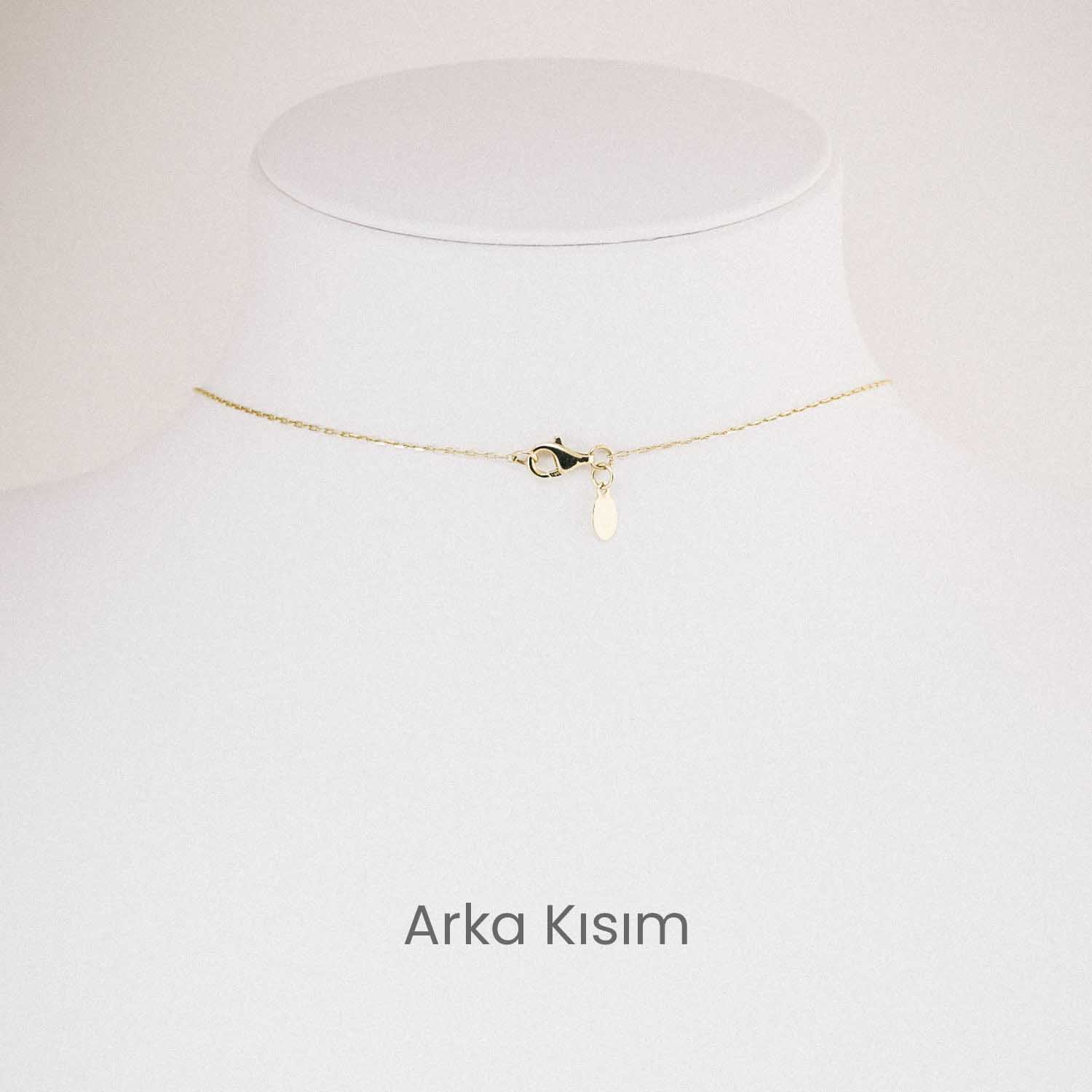 14 Ayar Altın Göz & Yıldız Tılsım Kolyesi