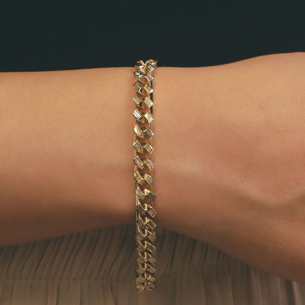 14 Ayar Altın İnce Gurmet Bileklik