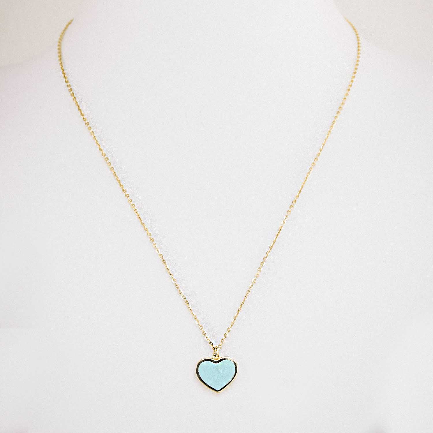 14 Ayar Altın Kalp CETAŞ Kolye