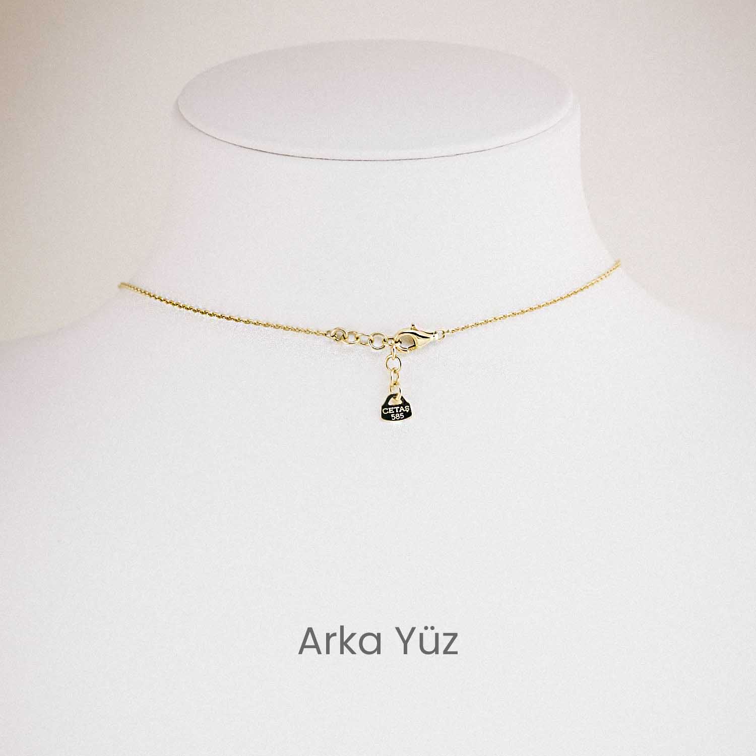 14 Ayar Altın Kalp CETAŞ Kolye