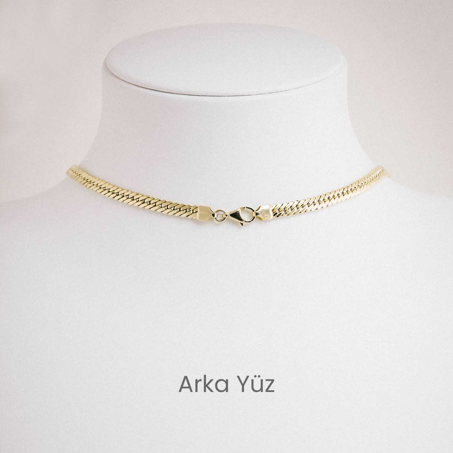 14 Ayar Altın Klasik Sade Kordon Gerdanlık