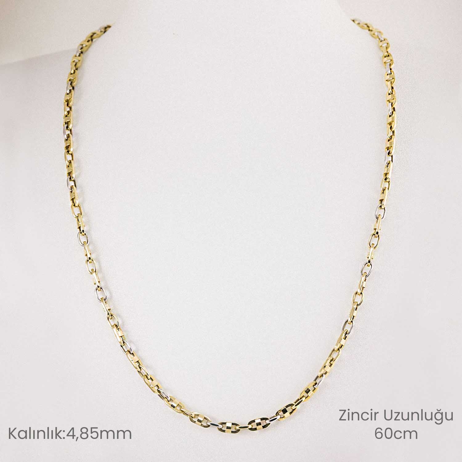 Zincir Kolye 14 Ayar Altın Klasik Zincir