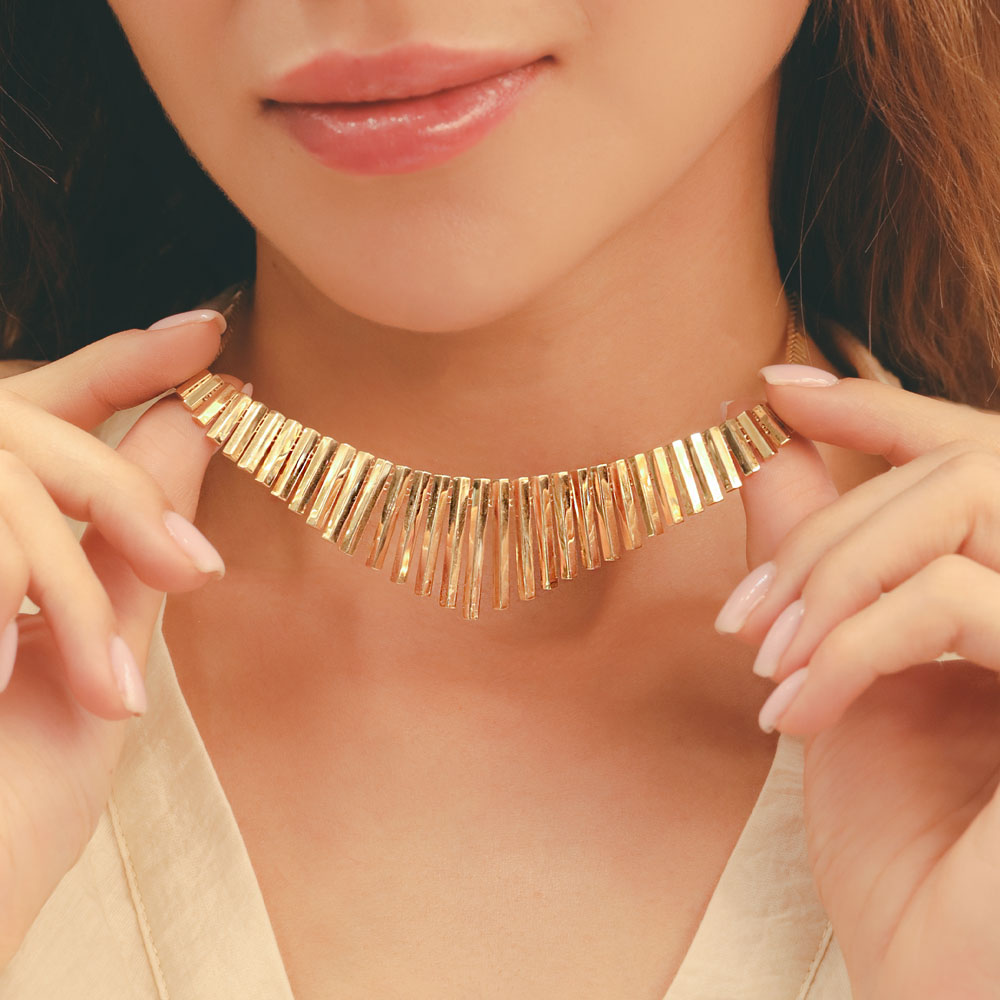 14 Ayar Altın Kleopatra Model Gerdanlık