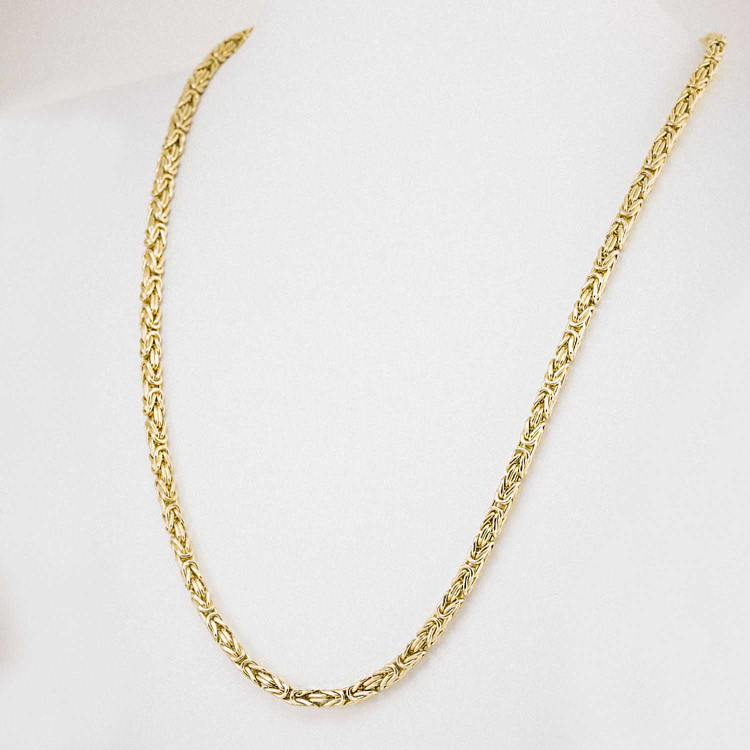 Erkek Kolye 14 Ayar Altın Kral Zincir