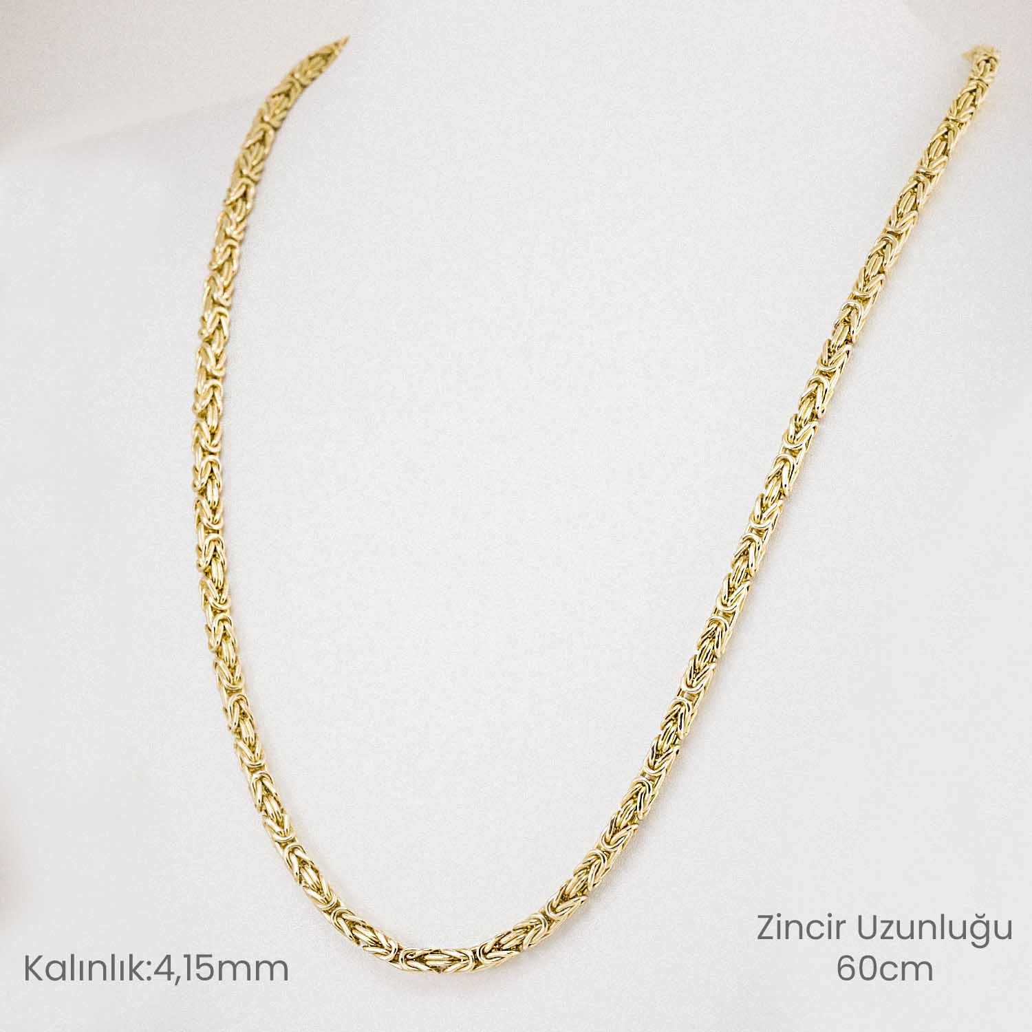 Erkek Kolye 14 Ayar Altın Kral Zincir