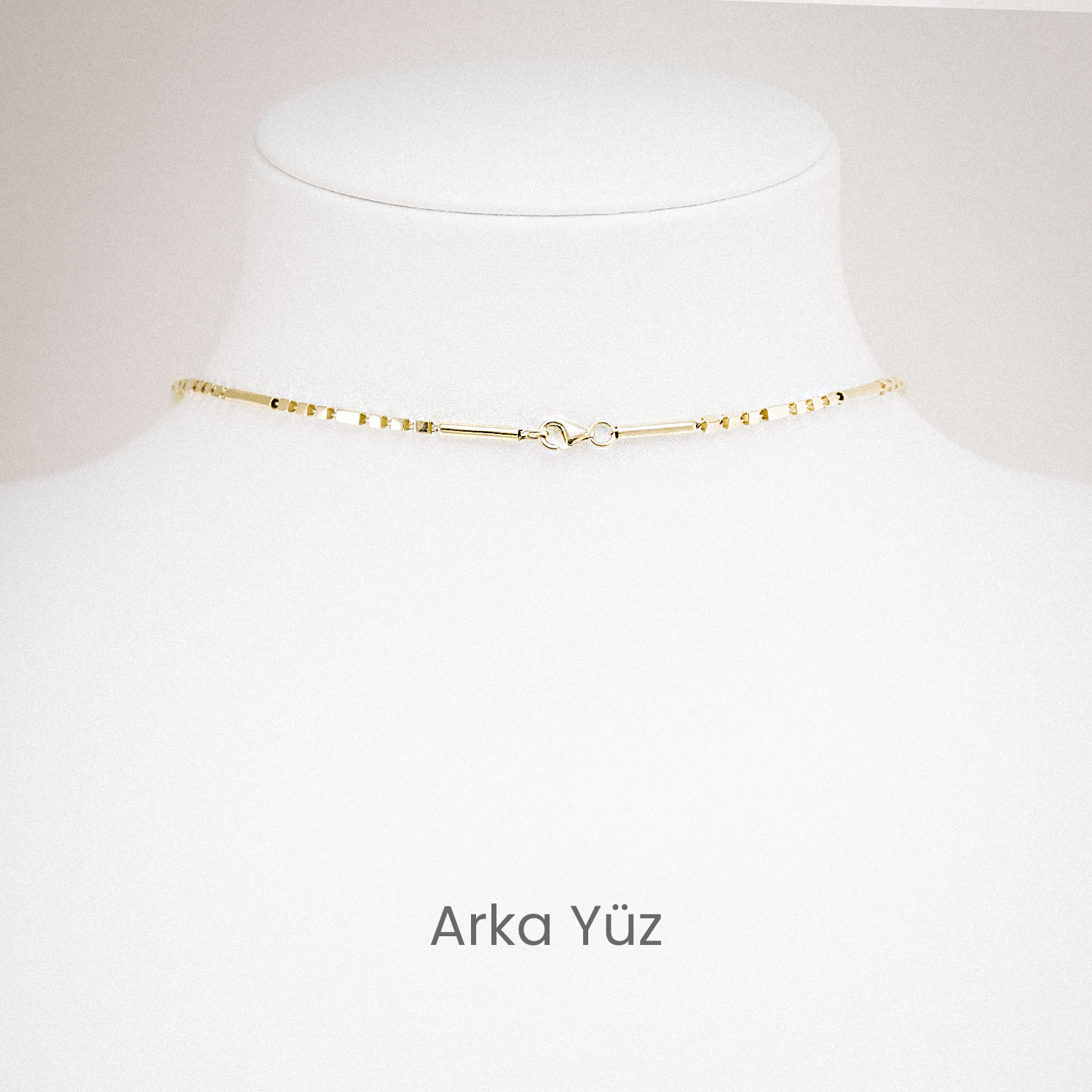 14 Ayar Altın Minimal Model Zincir Kolye