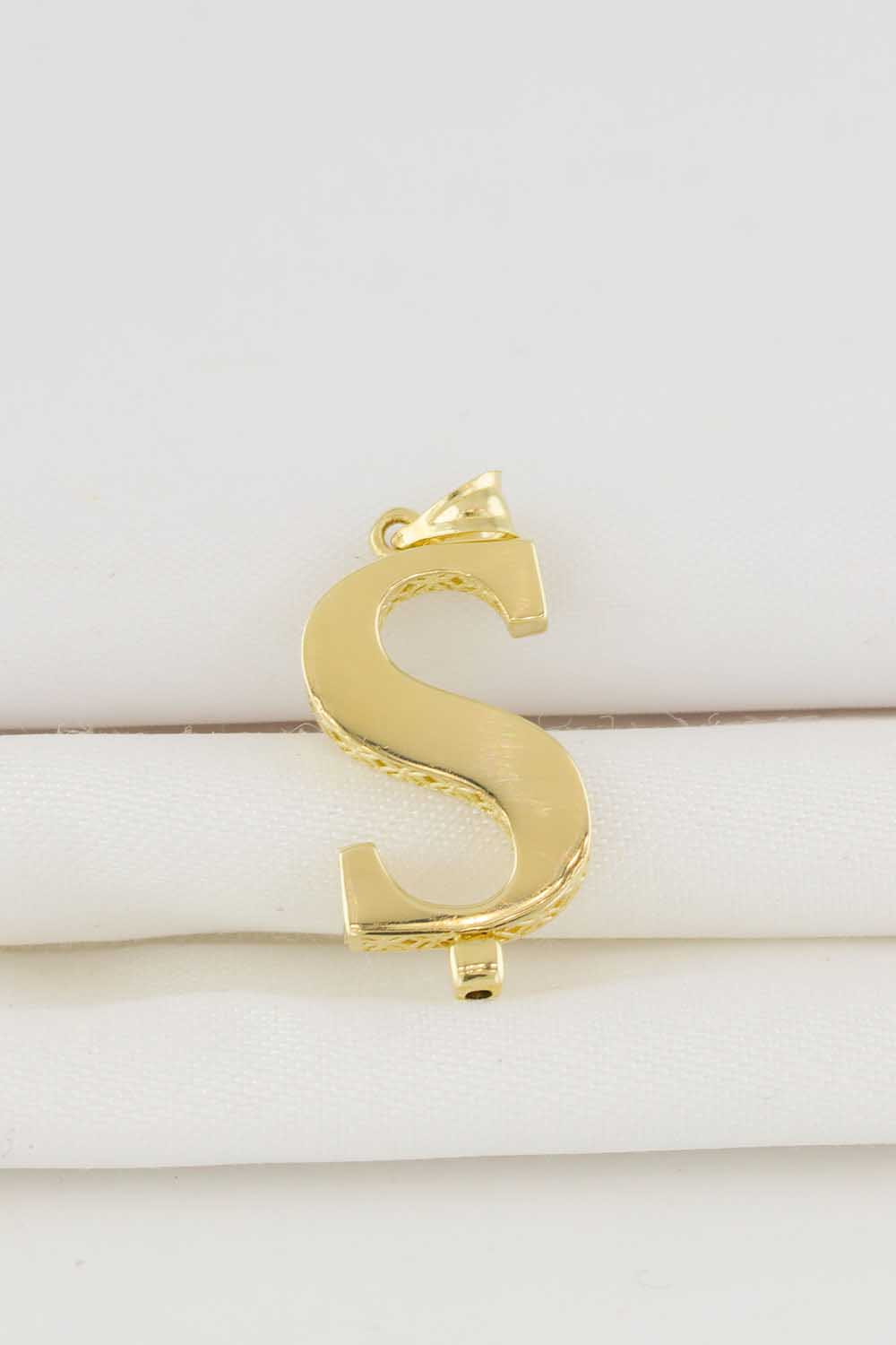 14 Ayar Altın Ş Harfi Kolye Ucu
