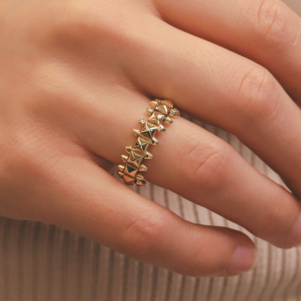 14 Ayar Altın Taç Yüzük