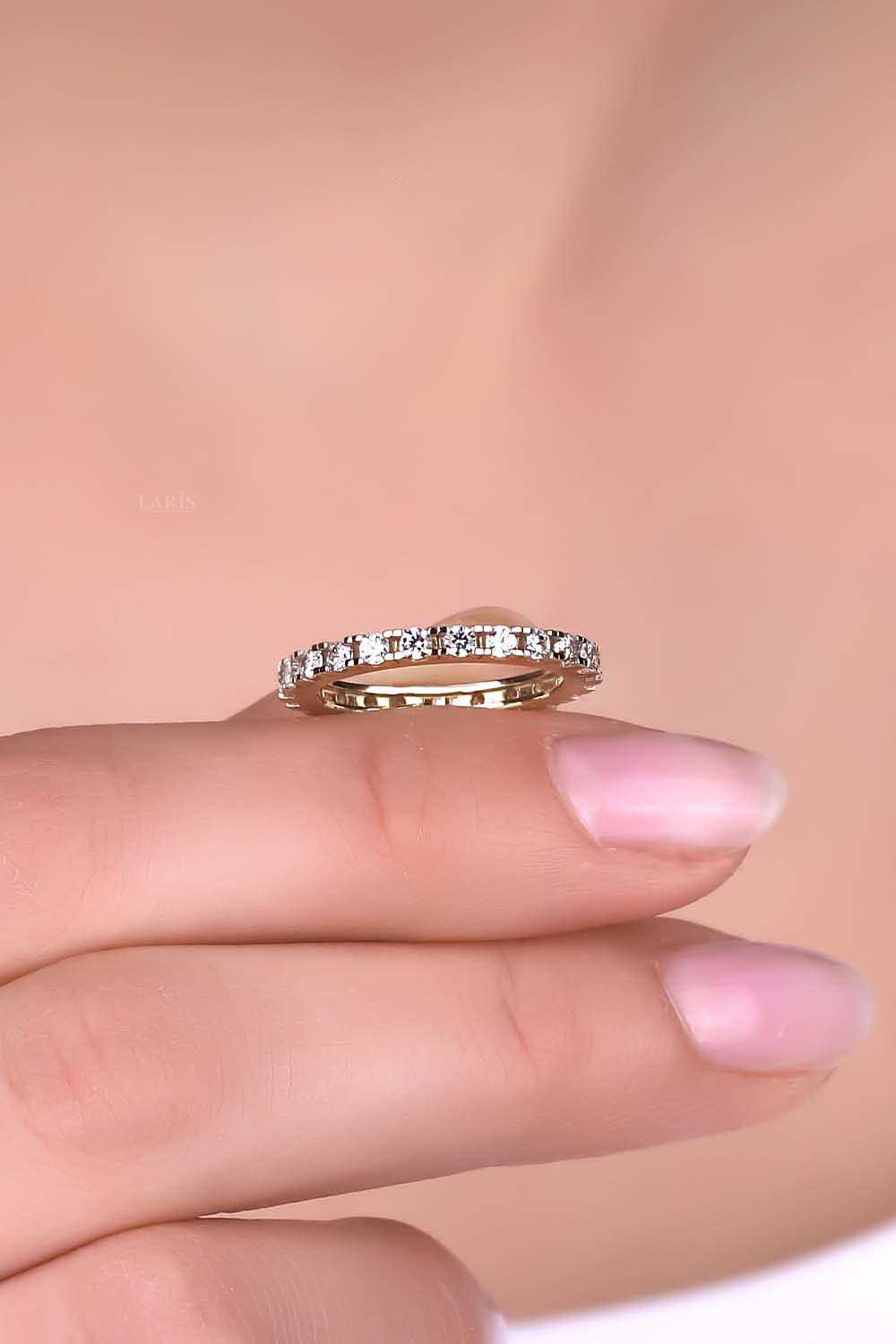 Tamtur Yüzük 14 Ayar Altın Tamtur Alyans Yüzük