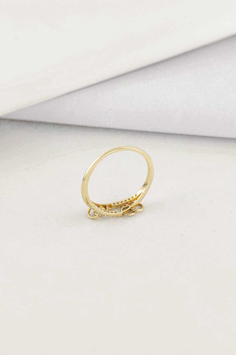 14 Ayar Altın Tasarım Yüzük