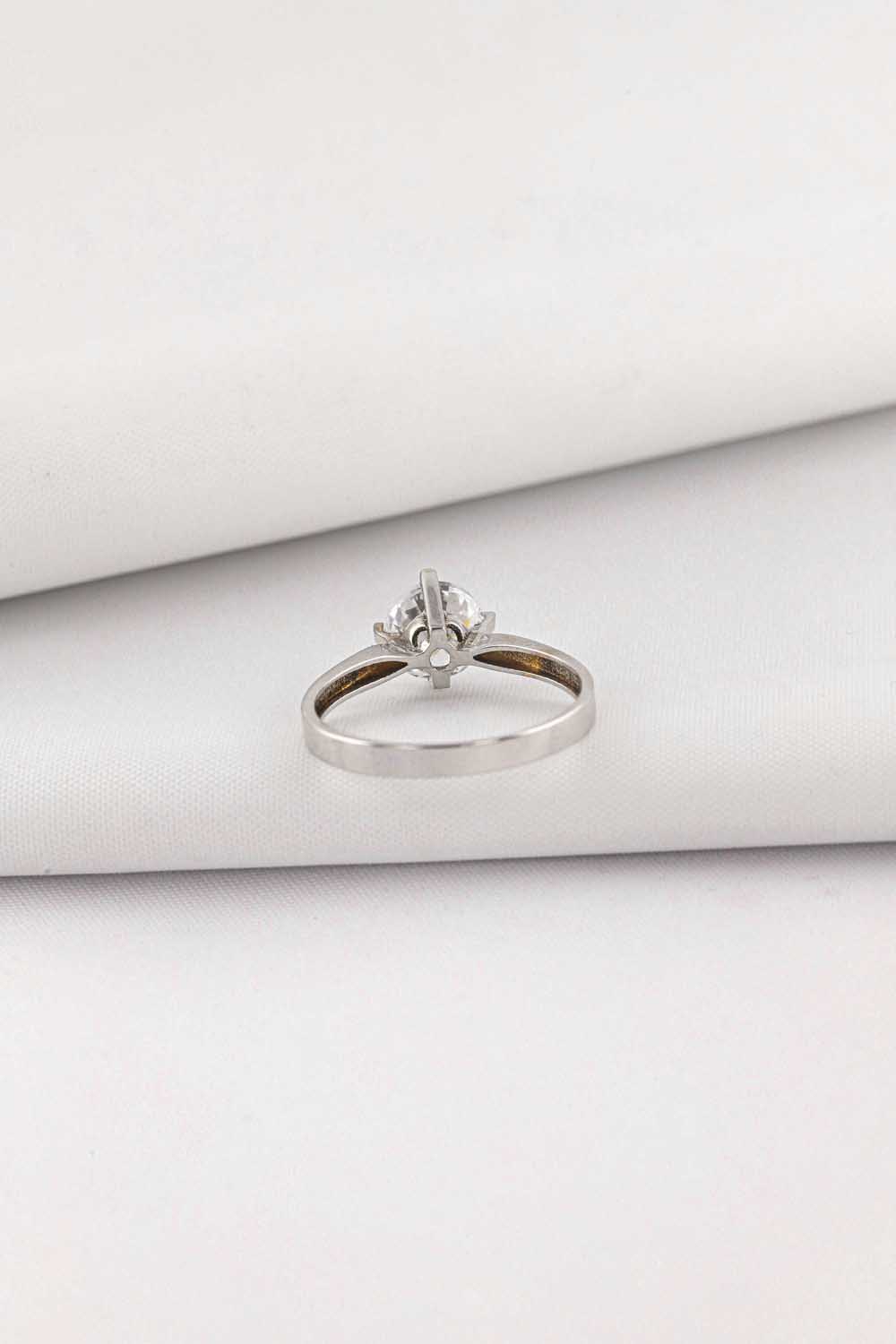 14 Ayar Altın Tektaş Yüzük