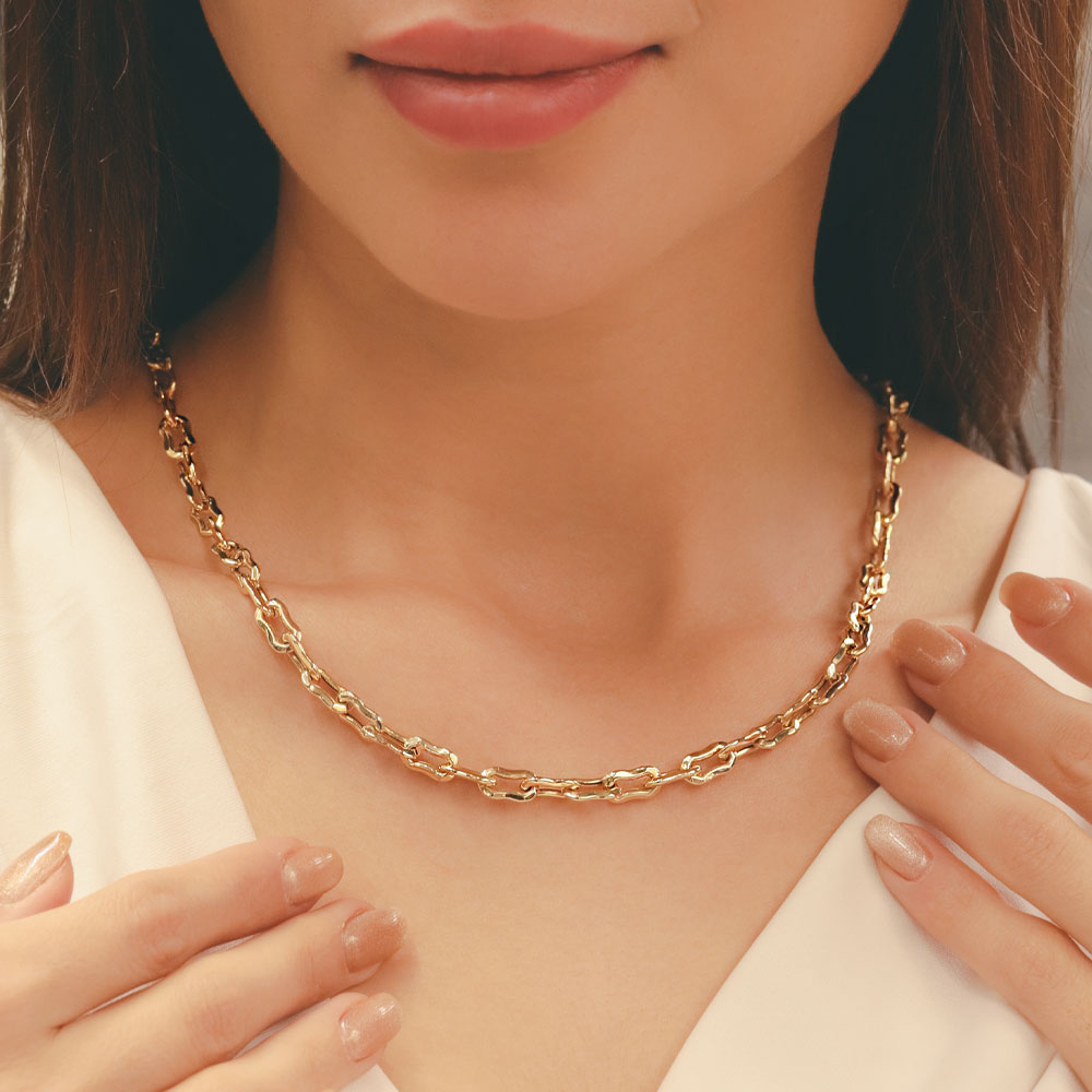 14 Ayar Ataç Model Altın Kolye