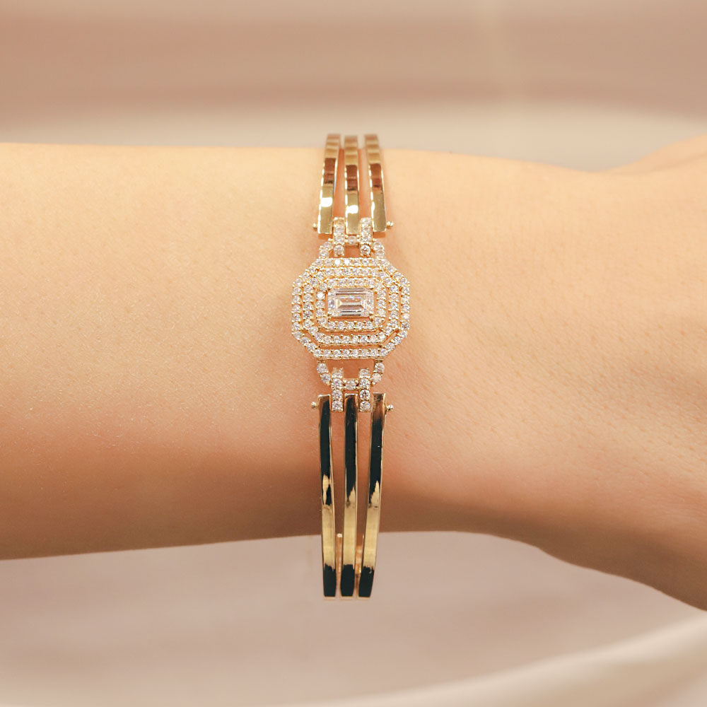 14 Ayar Baget Kelepçe Bileklik 