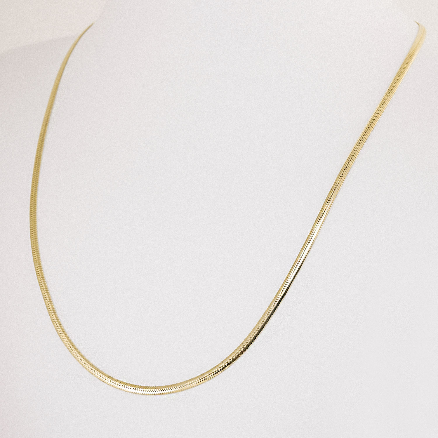 14 Ayar Balık Sırtı Kolye - 50cm