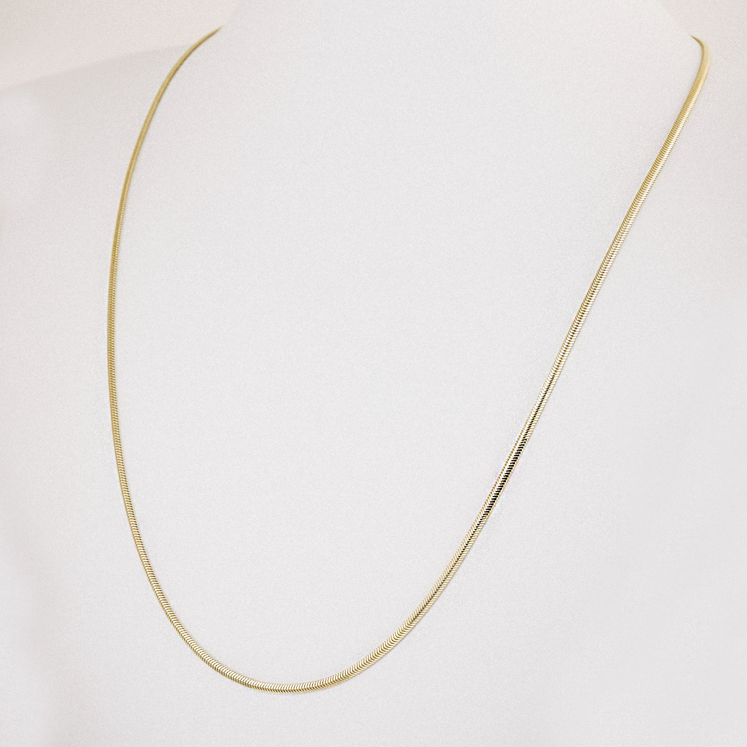 14 Ayar Balık Sırtı Kolye - 50cm