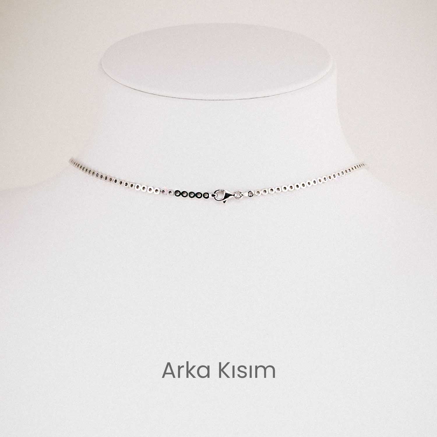 14 Ayar Çiçek Figürü Set Gerdanlığı