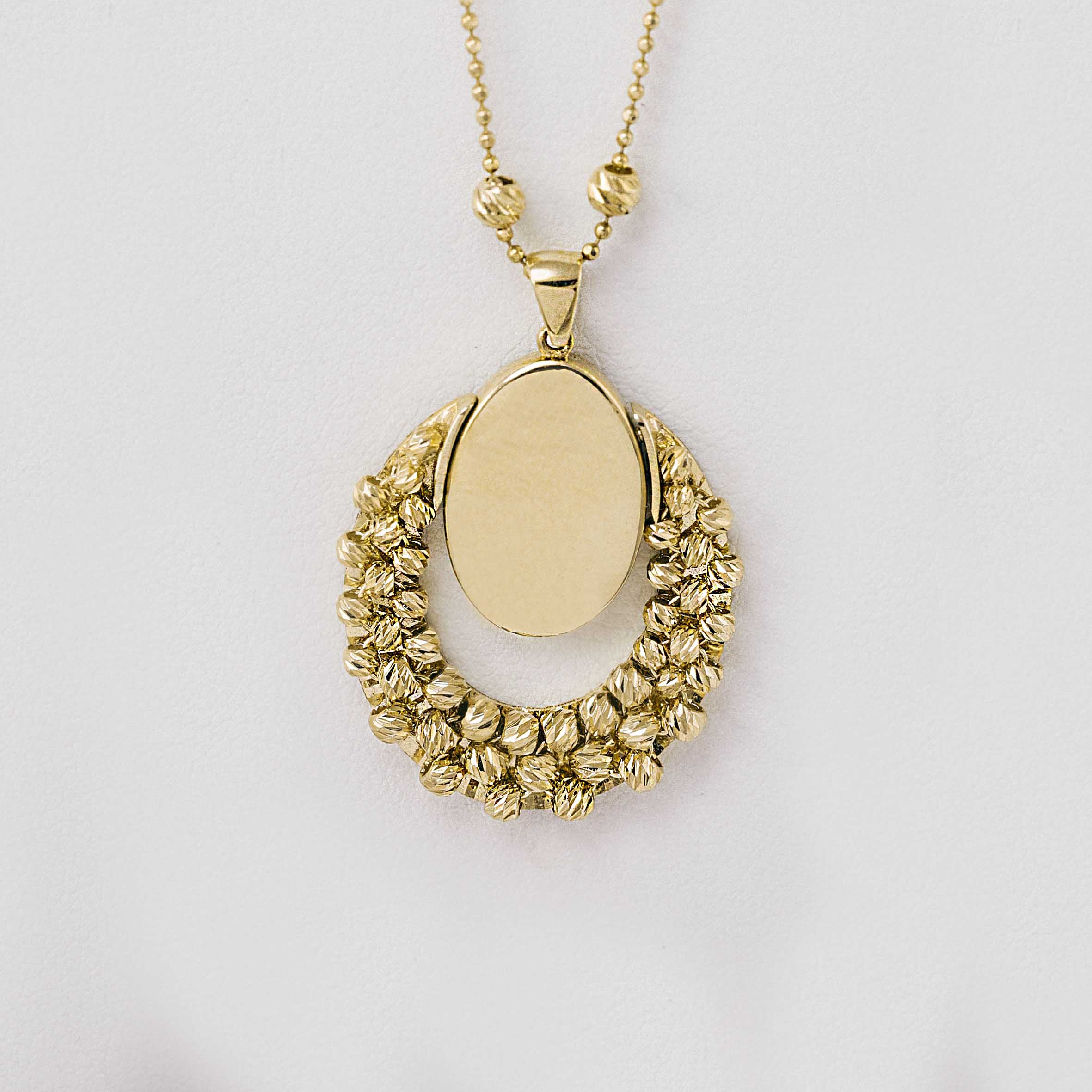 14 Ayar EMA Dorika Altın EMA Kolye