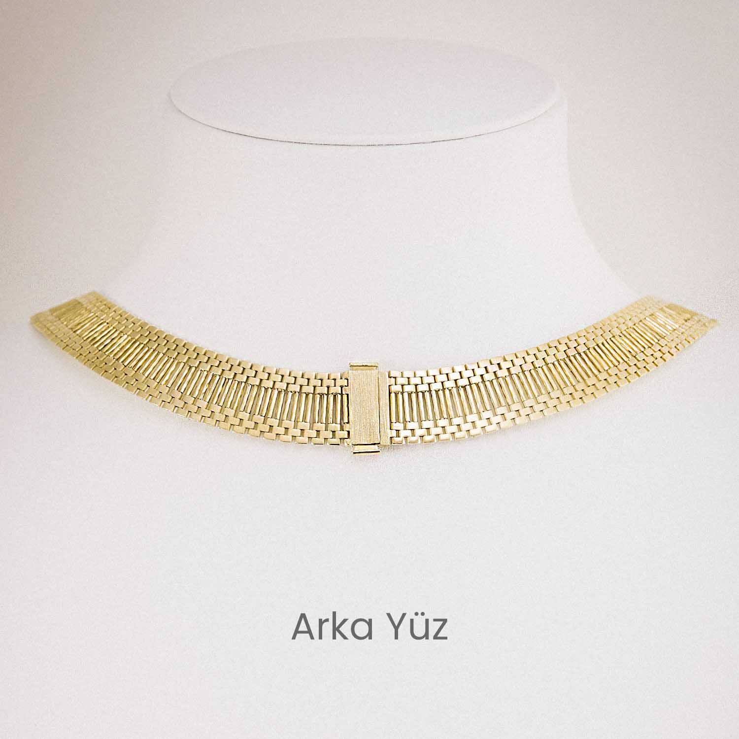 14 Ayar Fantezi Tasarım Şık Altın Gerdanlık