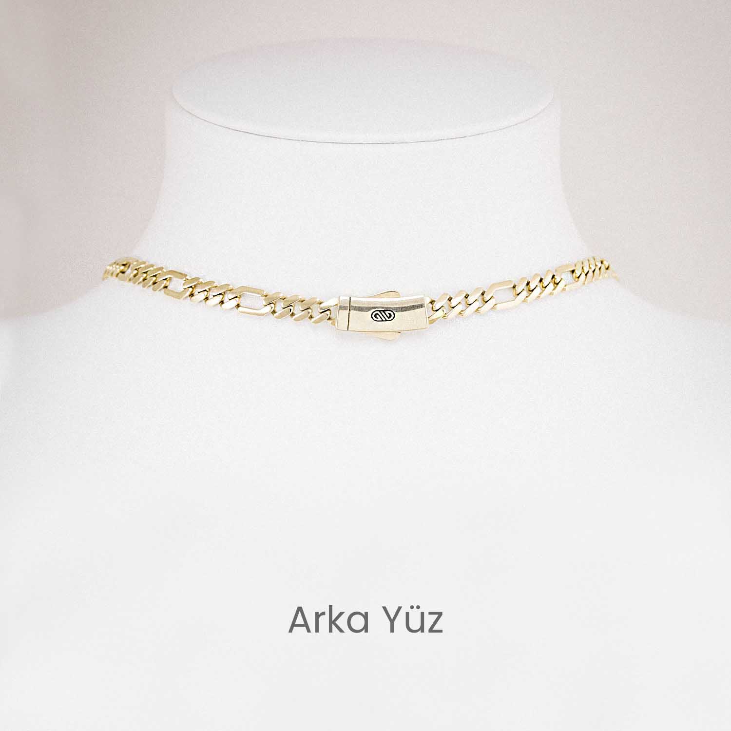 14 Ayar Figaro Model Altın Zincir Kolye