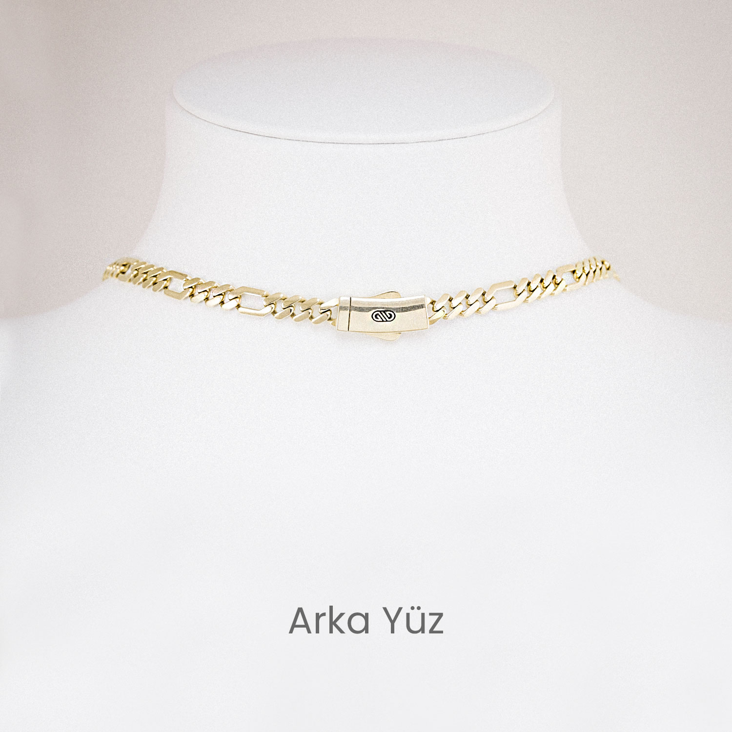 14 Ayar Figaro Model Altın Zincir Kolye