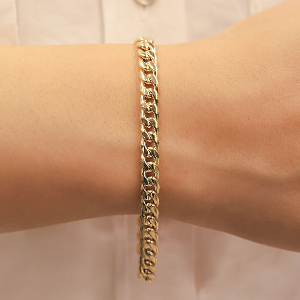 14 Ayar Gurmet Model Altın Bileklik