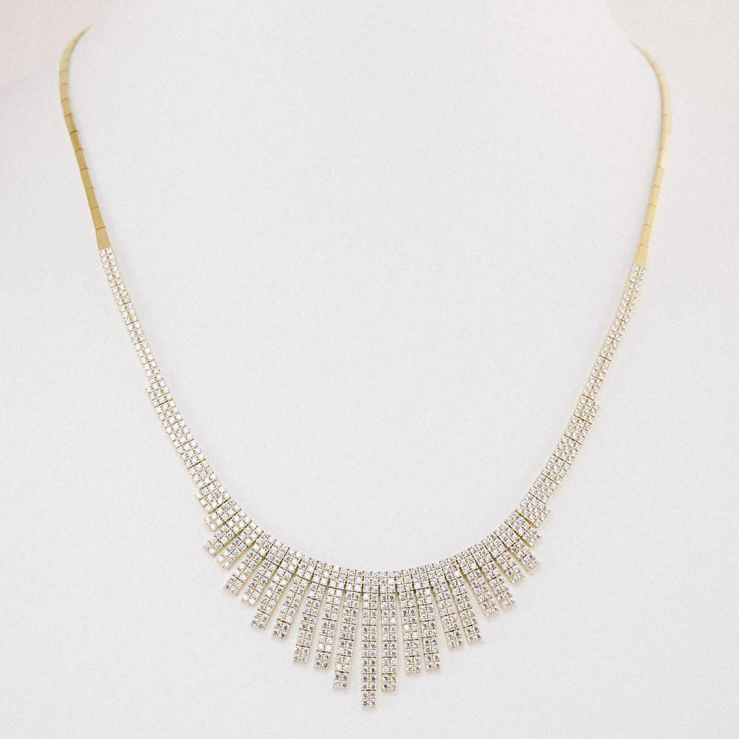 14 Ayar Işıltı Saçan Fantezi Set Gerdanlığı