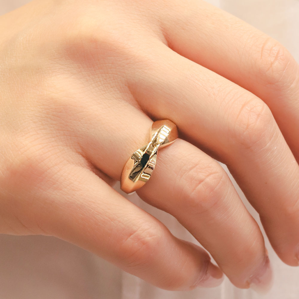 14 Ayar Özel Tasarım YAMACHI Altın Yüzük