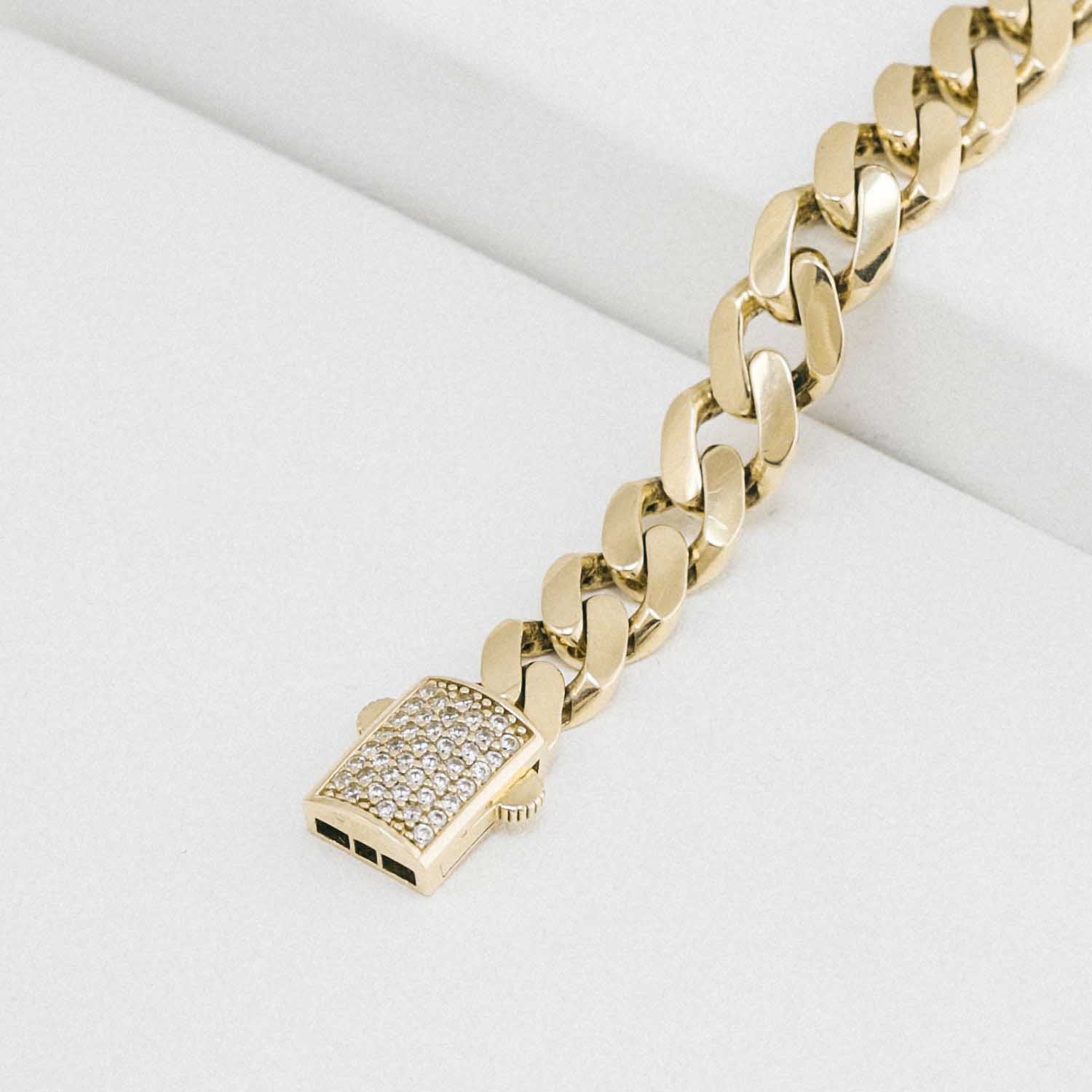 14 Ayar Taş Detaylı Gurmet Bileklik