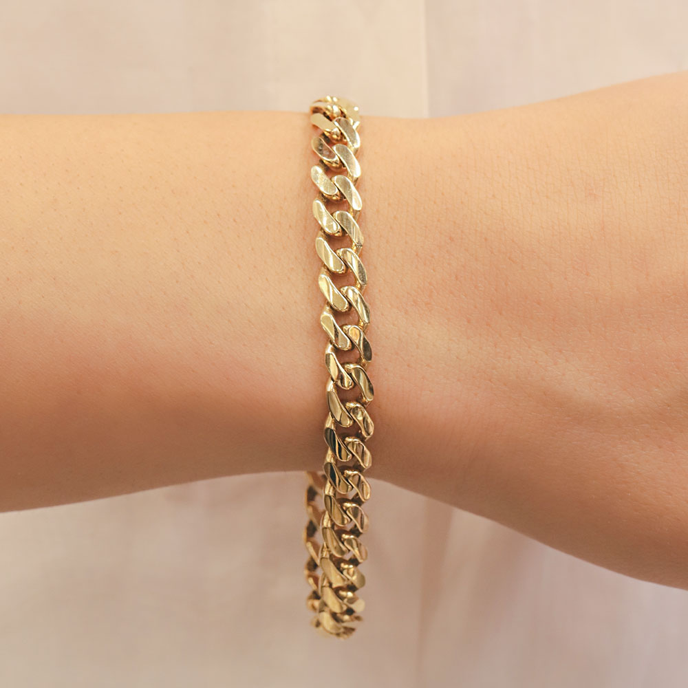 14 Ayar Taş Detaylı Gurmet Bileklik