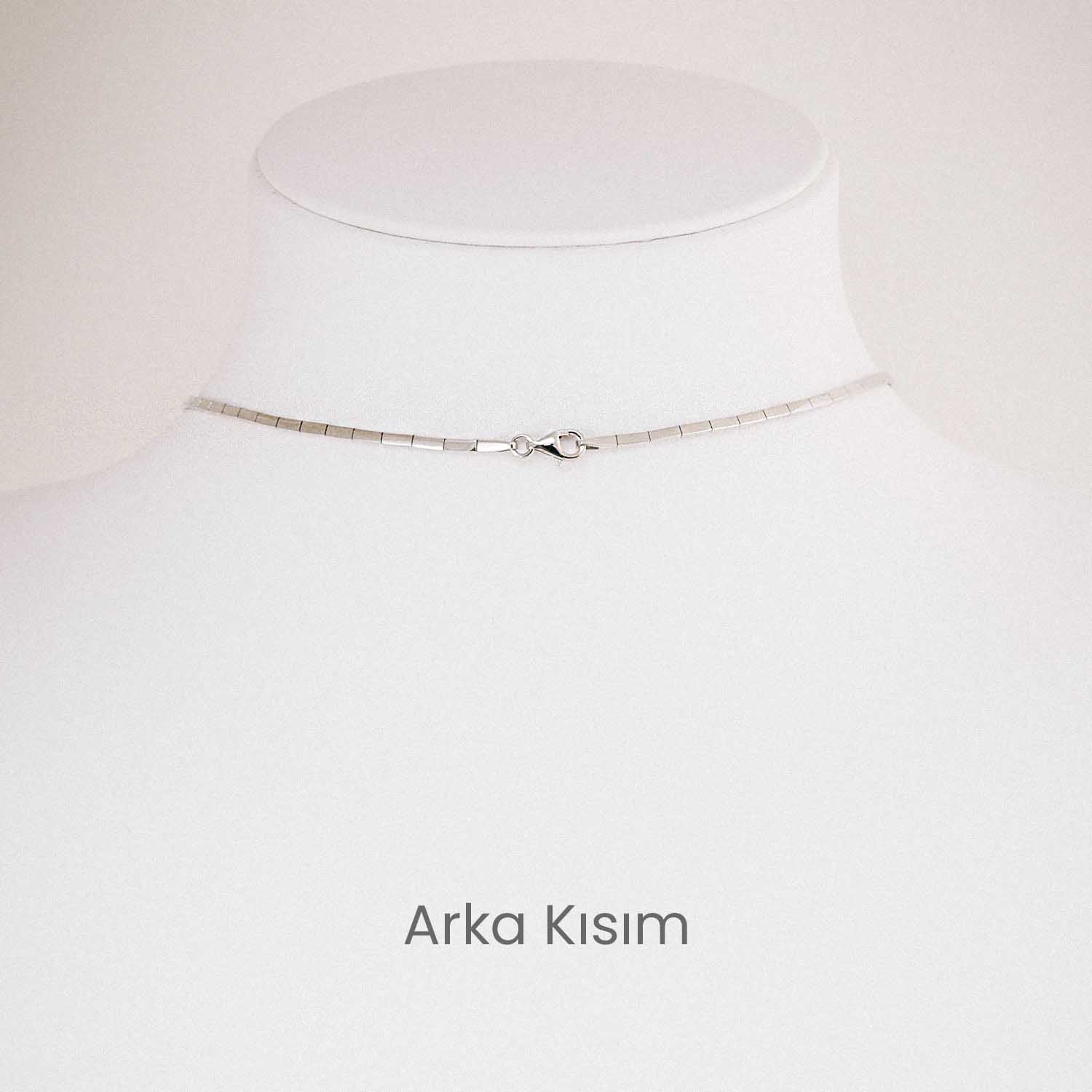 14 Ayar Zirkon Taşlı Fantezi Set Gerdanlığı