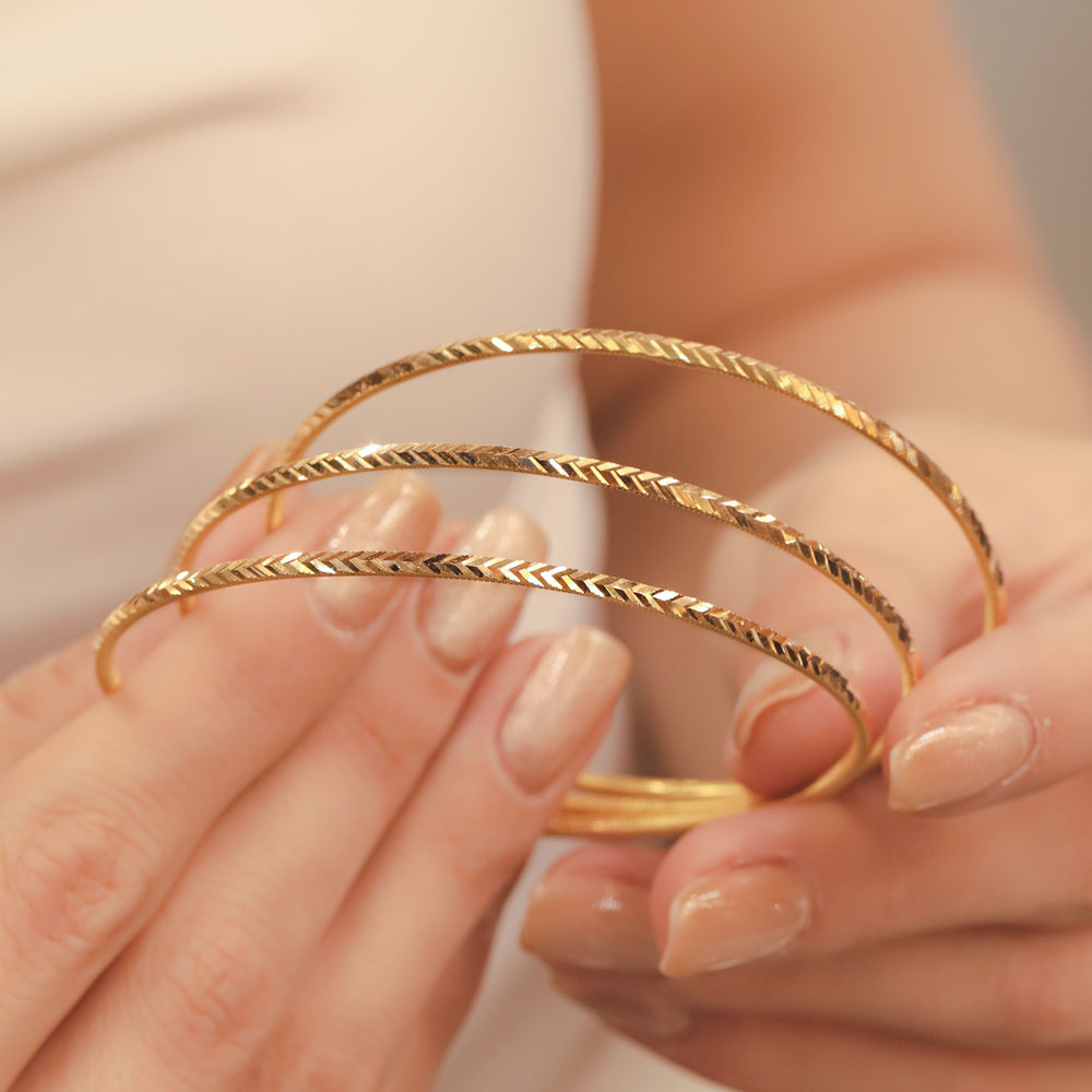 22 Ayar Altın Başak Ajda Bilezik