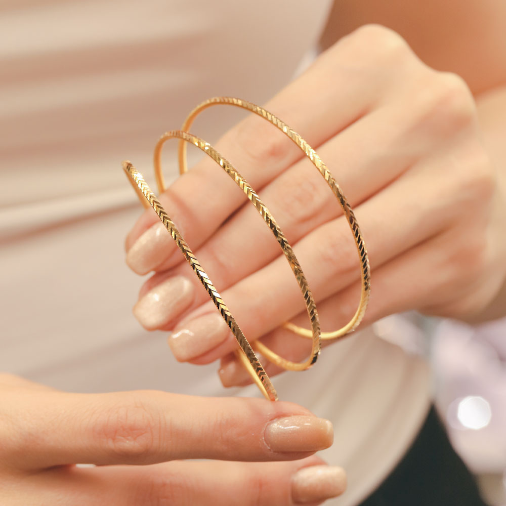 22 Ayar Altın Başak Ajda Bilezik