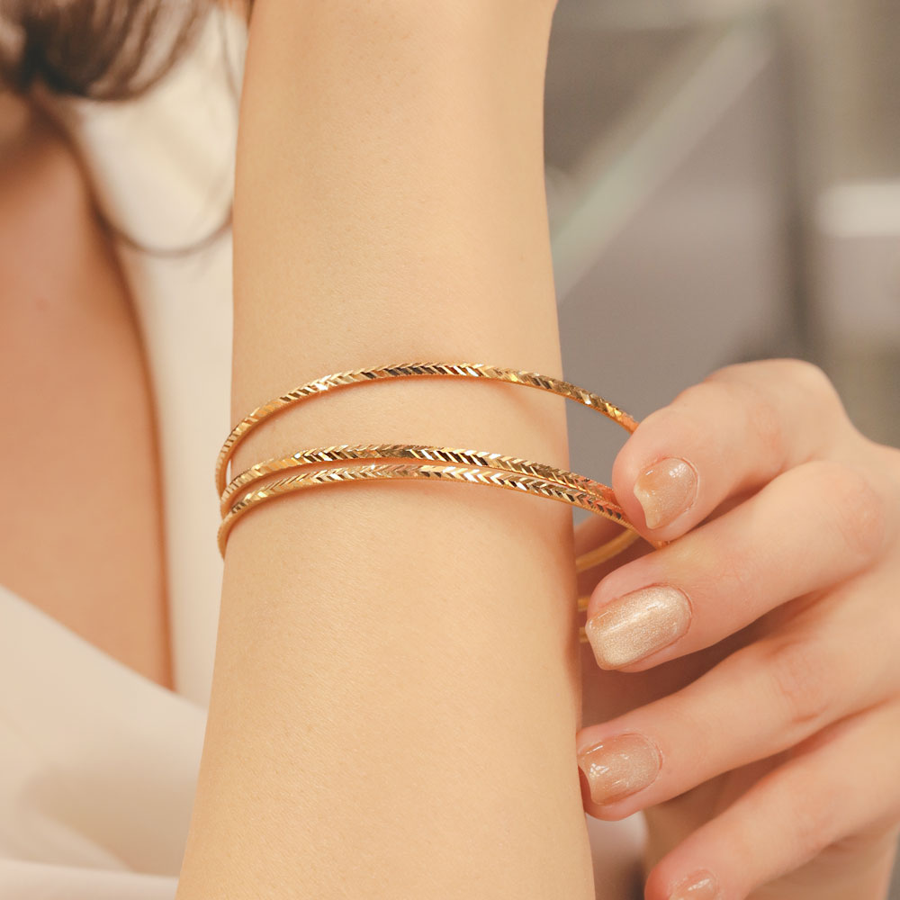 22 Ayar Altın Başak Ajda Bilezik