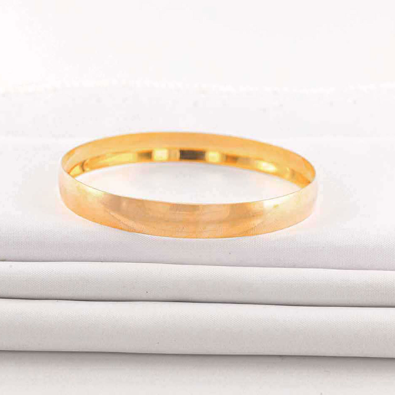 22 Ayar Altın Bombeli Ray Bilezik