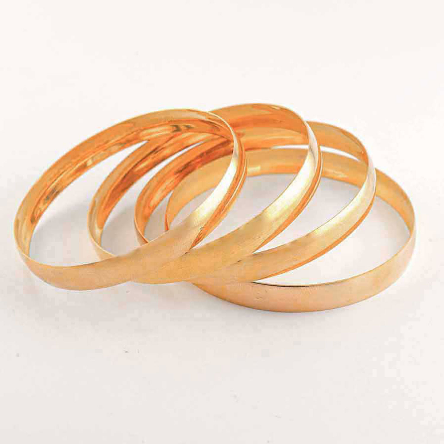 22 Ayar Altın Bombeli Ray Bilezik