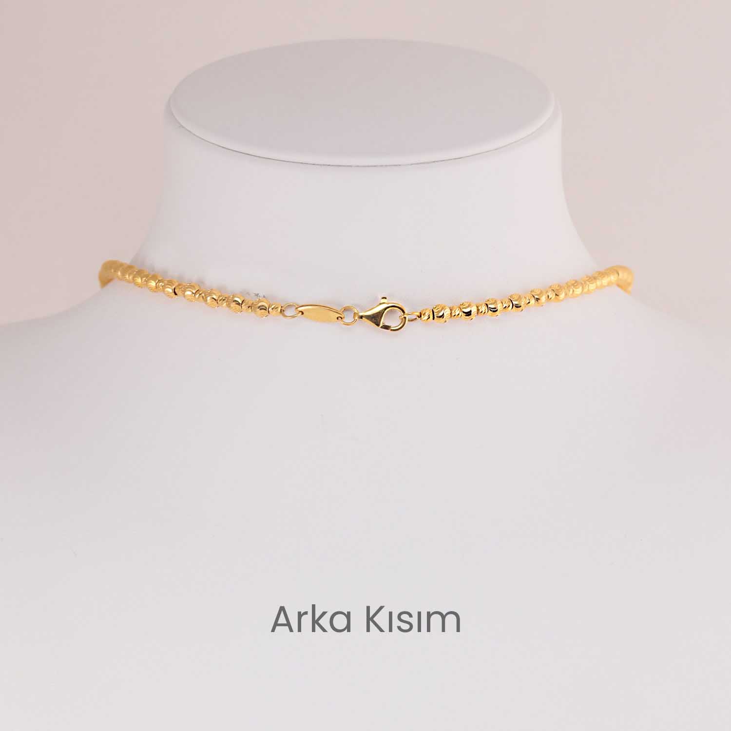 22 Ayar Altın Bombeli Top Gerdanlık