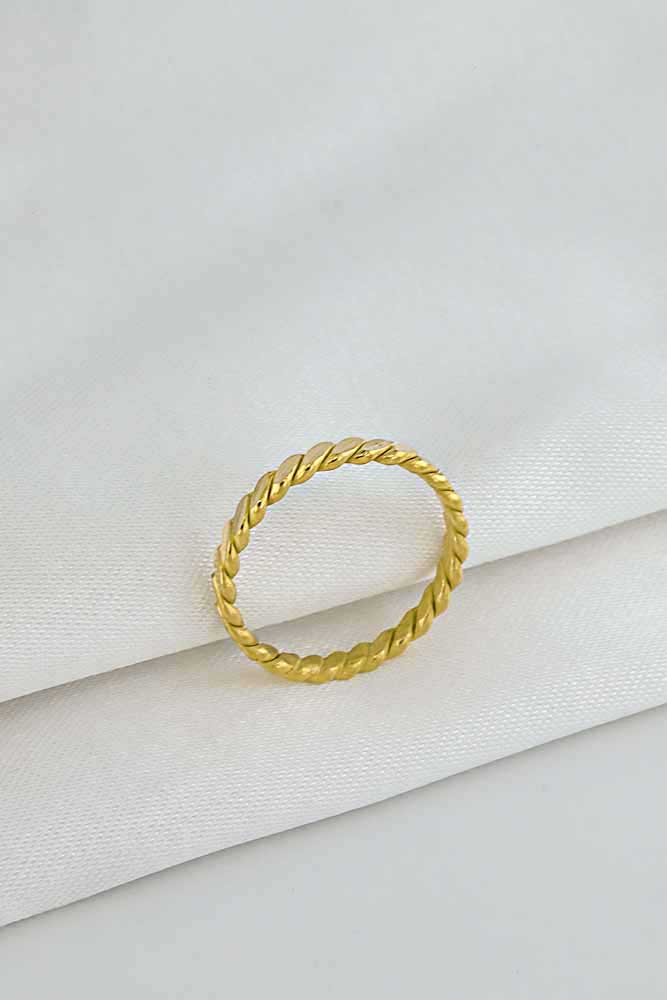 22 Ayar Altın Burma Yüzük 